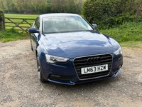USED 2013 63 AUDI A5 2.0 TDI SE Sportback 5dr Diesel Manual Euro 5 (s/s) (177 ps) OVER &pound;4K EXTRAS, ONLY2 PREV KEEPERS