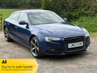 USED 2013 63 AUDI A5 2.0 TDI SE Sportback 5dr Diesel Manual Euro 5 (s/s) (177 ps) OVER &pound;4K EXTRAS, ONLY2 PREV KEEPERS