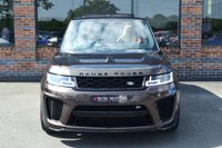 USED 2021 LAND ROVER RANGE ROVER SPORT 5.0 P575 V8 SVR Carbon Edition SUV 5dr Petrol Auto 4WD Euro 6 (s/s) (575 ps) SVO PALETTE RED / SLIDING PAN