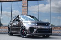 USED 2021 LAND ROVER RANGE ROVER SPORT 5.0 P575 V8 SVR Carbon Edition SUV 5dr Petrol Auto 4WD Euro 6 (s/s) (575 ps) SVO PALETTE RED / SLIDING PAN