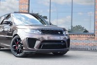 USED 2021 LAND ROVER RANGE ROVER SPORT 5.0 P575 V8 SVR Carbon Edition SUV 5dr Petrol Auto 4WD Euro 6 (s/s) (575 ps) SVO PALETTE RED / SLIDING PAN
