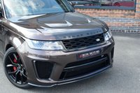 USED 2021 LAND ROVER RANGE ROVER SPORT 5.0 P575 V8 SVR Carbon Edition SUV 5dr Petrol Auto 4WD Euro 6 (s/s) (575 ps) SVO PALETTE RED / SLIDING PAN