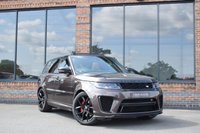 USED 2021 LAND ROVER RANGE ROVER SPORT 5.0 P575 V8 SVR Carbon Edition SUV 5dr Petrol Auto 4WD Euro 6 (s/s) (575 ps) SVO PALETTE RED / SLIDING PAN