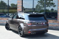 USED 2021 LAND ROVER RANGE ROVER SPORT 5.0 P575 V8 SVR Carbon Edition SUV 5dr Petrol Auto 4WD Euro 6 (s/s) (575 ps) SVO PALETTE RED / SLIDING PAN