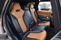 USED 2021 LAND ROVER RANGE ROVER SPORT 5.0 P575 V8 SVR Carbon Edition SUV 5dr Petrol Auto 4WD Euro 6 (s/s) (575 ps) SVO PALETTE RED / SLIDING PAN