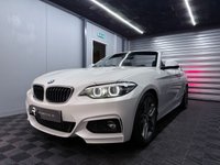 USED 2018 68 BMW 2 SERIES 2.0 225d M Sport Convertible 2dr Diesel Auto Euro 6 (s/s) (224 ps) Park Assist | Nav | Limiter