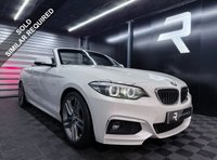 USED 2018 68 BMW 2 SERIES 2.0 225d M Sport Convertible 2dr Diesel Auto Euro 6 (s/s) (224 ps) Park Assist | Nav | Limiter