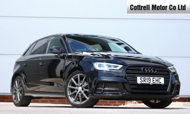 2019 19 Audi A3 1.0 TFSI 30 Black Edition Sportback 5dr Petrol Manual Euro 6 (s/s) (116 ps)