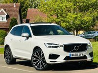 USED 2018 68 VOLVO XC60 2.0h T8 Twin Engine 10.4kWh R-Design Pro SUV 5dr Petrol Plug-in Hybrid Auto AWD Euro 6 (s/s) (390 ps) PAN ROOF+SAT NAV+LEATHER+ULEZ