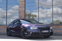 USED 2015 15 AUDI RS5 4.2 FSI V8 Coupe 2dr Petrol S Tronic quattro Euro 5 (450 ps) VELVET PURPLE / SUNROOF / B&O