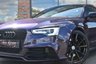 USED 2015 15 AUDI RS5 4.2 FSI V8 Coupe 2dr Petrol S Tronic quattro Euro 5 (450 ps) VELVET PURPLE / SUNROOF / B&O