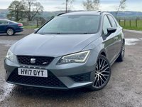 USED 2017 17 SEAT LEON 2.0 TSI Cupra 290 Black Sport Tourer 5dr Petrol DSG Euro 6 (s/s) (290 ps) 