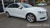 USED 2016 65 AUDI A3 1.4 TFSI CoD Sport Saloon 4dr Petrol S Tronic Euro 6 (s/s) (Nav) (150 ps) 