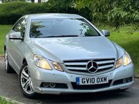 USED 2010 10 MERCEDES-BENZ E-CLASS 2.1 E220 CDI BlueEfficiency SE Coupe 2dr Diesel Tiptronic Euro 5 (170 ps) 