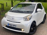 USED 2012 62 TOYOTA IQ 1.0 VVT-i 2 Hatchback 3dr Petrol Manual Euro 5 (68 ps) FULL RED NAPPA LEATHER