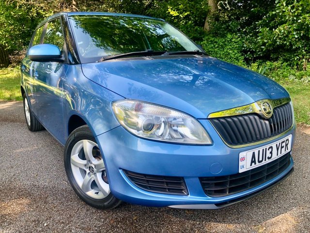 2013 13 Skoda Fabia 1.2 SE Hatchback 5dr Petrol Manual Euro 5 (69 ps) 1 FAMILY OWNED WITH ONLY 34,500 MILES//GREAT SERVICE HISTORY WITH X11 SERVICE BOOK STAMPS FRONT BRAKES JUST RENEWED