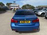 USED 2018 68 BMW 3 SERIES 3.0 330d M Sport Shadow Edition Saloon 4dr Diesel Auto xDrive-factory extras worth &pound;3,835-2 OWNER CAR FINISHED IN ESTORIL BLUE WITH BLACK DAKOTA LEATHER-19