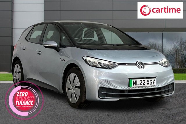 View our Volkswagen Id.3 Pro Performance 58kWh Life Hatchback 5dr Electric Auto (204 ps) Adaptive Cruise Control,  Apple CarPlay, Interior Ambient Lighting, Lane Assist, LED Headlights