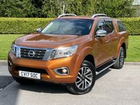 USED 2017 17 NISSAN NAVARA 2.3 dCi Tekna Pickup Double Cab 4dr Diesel Auto 4WD Euro 6 (190 ps) ** NO VAT * *  SAT NAV ** LOW MILES