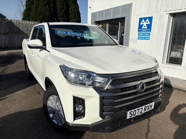 View our Ssangyong Musso 2.2D EX Pickup Double Cab 4dr Diesel Manual 4WD Euro 6 (181 ps)