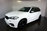 USED 2014 14 BMW X5 3.0 M50d SUV 5dr Diesel Auto xDrive Euro 6 (s/s) (381 ps)GLOSS BLACK ALLOY WHEELS-MAGNIFICENT EXAMPLE-ALPINE WHITE WITH HEATED BLACK DAKOTA LEATHER-XENON HEADLIGHTS-REVERSE CAMERA-DUAL CLIMATE CONTROL-CRUISE CONTROL-DAB RADIO-SATNAV-BLUETOOTH-LED FOGLIGHTS-TOP SPECIFICATION 