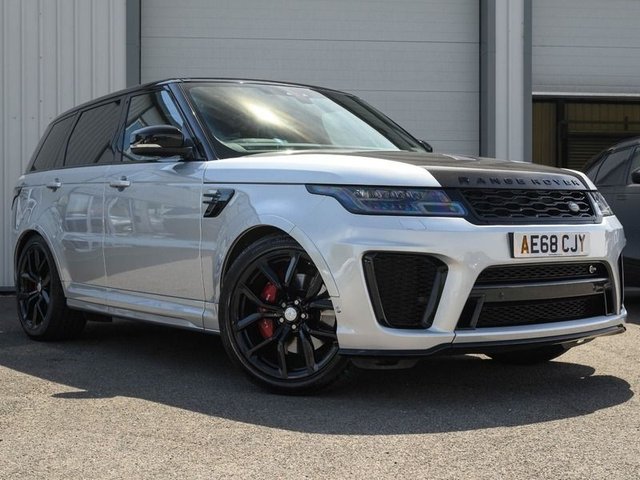 2018 68 Land Rover Range Rover Sport 5.0 P575 V8 SVR SUV 5dr Petrol Auto 4WD Euro 6 (s/s) (575 ps)