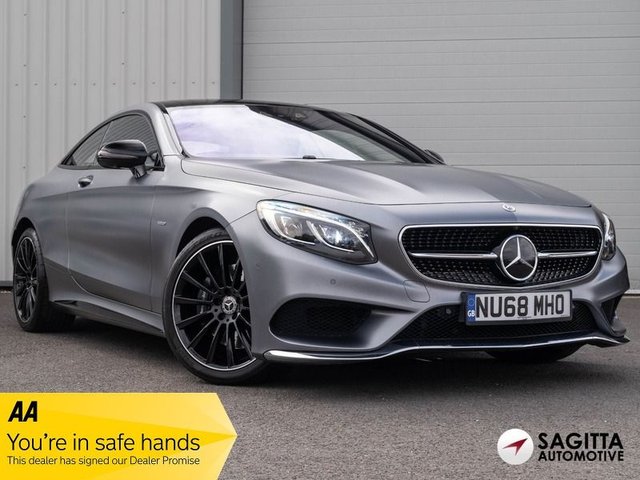 2018 68 Mercedes-Benz S-Class 4.7 S500 V8 Night Edition Coupe 2dr Petrol G-Tronic Euro 6 (s/s) (455 ps)