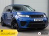 USED 2017 66 LAND ROVER RANGE ROVER SPORT 5.0 V8 SVR SUV 5dr Petrol Auto 4WD Euro 6 (s/s) (550 ps) 