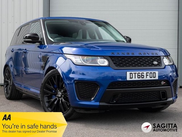 2017 66 Land Rover Range Rover Sport 5.0 V8 SVR SUV 5dr Petrol Auto 4WD Euro 6 (s/s) (550 ps)