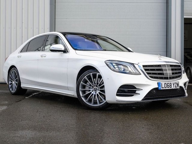 2018 68 Mercedes-Benz S-Class 3.0 S500L MHEV AMG Line (Executive, Premium Plus) Saloon 4dr Petrol G-Tronic+ Euro 6 (s/s) (457 ps)