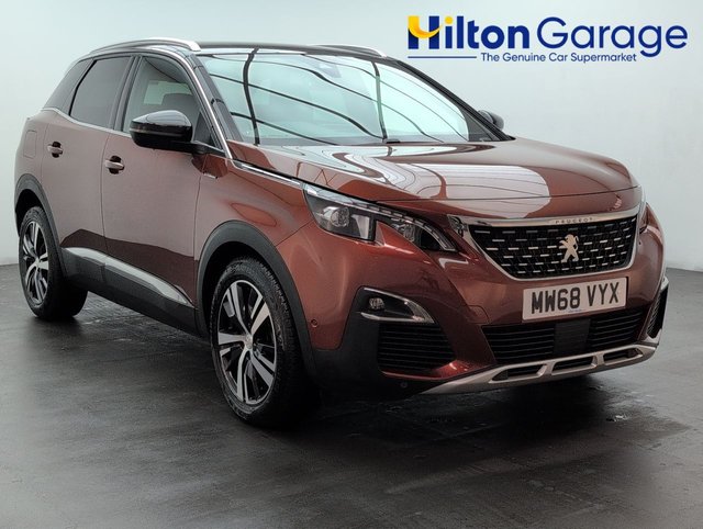 USED 2019 68 Peugeot 3008 1.5 Bluehdi GT Line Suv 5dr Diesel Manual Euro 6 (s/S) (130 Ps) - Sat Nav + Heated Seats