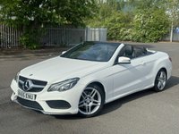 USED 2015 65 MERCEDES-BENZ E-CLASS 2.1 E220 BlueTEC AMG Line Cabriolet 2dr Diesel G-Tronic+ Euro 6 (s/s) (177 ps) 