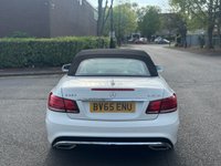 USED 2015 65 MERCEDES-BENZ E-CLASS 2.1 E220 BlueTEC AMG Line Cabriolet 2dr Diesel G-Tronic+ Euro 6 (s/s) (177 ps) 