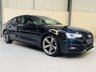 USED 2014 64 AUDI A5 2.0 TDI Black Edition Sportback 5dr Diesel Manual Euro 5 (s/s) (177 ps) LOW ROAD TAX|Bang & Olufsen|Black Leather|Privacy Glass