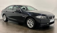 USED 2014 14 BMW 5 SERIES 2.0 520d SE Saloon 4dr Diesel Auto Euro 6 (s/s) (190 ps) Full Ebony Leather