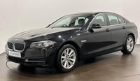 USED 2014 14 BMW 5 SERIES 2.0 520d SE Saloon 4dr Diesel Auto Euro 6 (s/s) (190 ps) Full Ebony Leather