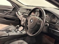 USED 2014 14 BMW 5 SERIES 2.0 520d SE Saloon 4dr Diesel Auto Euro 6 (s/s) (190 ps) Full Ebony Leather