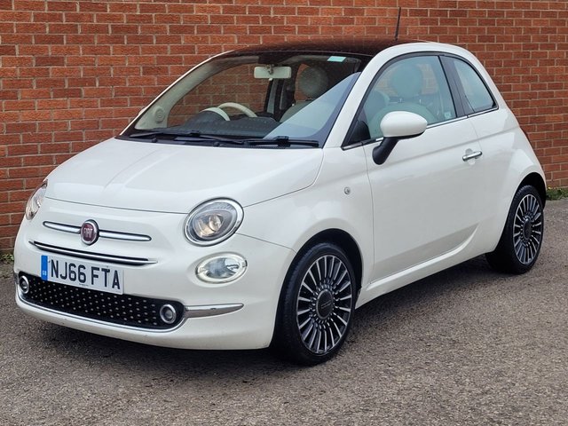 2016 66 Fiat 500 1.2 Lounge Hatchback 3dr Petrol Manual Euro 6 (s/s) (69 bhp)