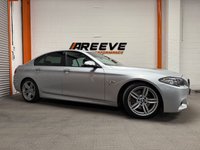USED 2015 65 BMW 5 SERIES 3.0 535d M Sport Saloon 4dr Diesel Auto Euro 6 (s/s) (313 ps) AR33VE Specialist cars are pleased to present this superbly specced BMW 535d MSport . Presented in Glacier Silver with Black heated & electric memory seats, with over &pound;10,000 work of factory options including Media Package - Professional,  M Sport Pro Pack , Electric Memory Seats ,Reversing assist camera,Electric Bootlid and much more.   Full Service history and truly stunning condition.