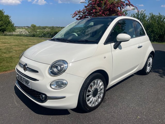 2017 66 Fiat 500 1.2 Lounge Hatchback 3dr Petrol Manual Euro 6 (s/s) (69 bhp)