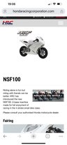 USED 2025 HONDA NSF100  HRC Road Racer One only, never used