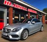 USED 2016 16 MERCEDES-BENZ C-CLASS 2.0 C200 AMG Line (Premium) Saloon 4dr Petrol 7G-Tronic+ Euro 6 (s/s) (184 ps) ONLY 53K LOVELY EXAMPLE & DRIVE