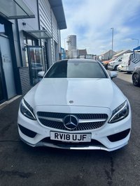 USED 2018 18 MERCEDES-BENZ C-CLASS 2.1 C220d AMG Line (Premium) Coupe 2dr Diesel G-Tronic+ Euro 6 (s/s) (170 ps) 
