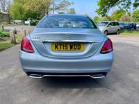 USED 2015 15 MERCEDES-BENZ C-CLASS 2.0 C200 Sport Saloon 4dr Petrol 7G-Tronic+ Euro 6 (s/s) (184 ps) ULEZ Compliant C200 SE With 1 Former Owner And Full Mercedes Service History !