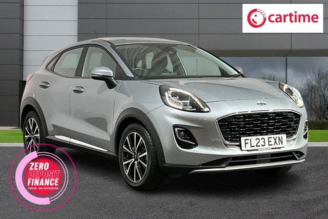 View our Ford Puma 1.0T EcoBoost MHEV Titanium SUV 5dr Petrol Hybrid Manual Euro 6 (s/s) (125 ps) 8in Satellite Navigation, Apple CarPlay / Android Auto, Rear Park Sensors, DAB / Bluetooth, Air Conditioning