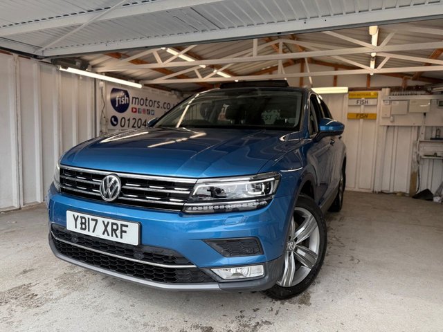 2017 17 VOLKSWAGEN TIGUAN 2.0 TSI BlueMotion Tech SEL SUV 5dr Petrol Manual 4Motion Euro 6 (s/s) (180 ps)+1 FORMER KEEPER+FSH 7 STAMPS+2KEYS+PARK CONTROL+PANORAMIC SUNROOF+MEDIA+NAVIGATION+APPS+19 INCH ALLOYS+ 2 KEYS+1 FORMER KEEPER+PRIVACY+FSH 7 STAMPS+PANORAMIC SUNROOF+NAV+PARK CONTROL+19" ALLOYS+BLUETOOTH+MEDIA+USB+AUX+DAB+CRUISE+CLIMATE+HEATED FRONT SEATS+HPI CLEAR