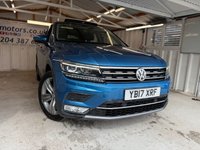 USED 2017 17 VOLKSWAGEN TIGUAN 2.0 TSI BlueMotion Tech SEL SUV 5dr Petrol Manual 4Motion Euro 6 (s/s) (180 ps)+1 FORMER KEEPER+FSH 7 STAMPS+2KEYS+PARK CONTROL+PANORAMIC SUNROOF+MEDIA+NAVIGATION+APPS+19 INCH ALLOYS+ 2 KEYS+1 FORMER KEEPER+PRIVACY+FSH 7 STAMPS+PANORAMIC SUNROOF+NAV+PARK CONTROL+19" ALLOYS+BLUETOOTH+MEDIA+USB+AUX+DAB+CRUISE+CLIMATE+HEATED FRONT SEATS+HPI CLEAR