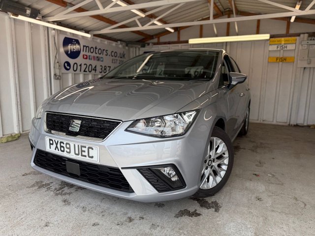 2019 69 SEAT IBIZA 1.0 TSI SE Technology Hatchback 5dr Petrol Manual Euro 6 (s/s) GPF (95 ps)+YES ONLY 450 MILES+2KEYS+HISTORY+MEDIA+NAVIGATION+BLUETOOTH+ALLOYS+AIRCON+USB+AUX+APPS 2 KEYS+1 FORMER KEEPER+ALLOYS+VERY LOW MILEAGE+BLUETOOTH+MEDIA+AC+NAV+HPI CLEAR