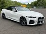 USED 2022 22 BMW 4 SERIES 2.0 420i M Sport Convertible 2dr Petrol Auto Euro 6 (s/s) (184 ps) LOW MILEAGE