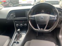 USED 2017 17 SEAT LEON 2.0 TDI FR Technology ST 5dr Diesel DSG Euro 6 (s/s) (184 ps) 2 OWNERS FROM NEW, 2 KEYS, BOOK PACK, FRESH SERVICE + 1YR MOT WITHIN THE SALE
